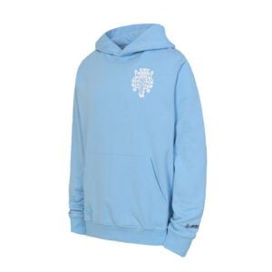 Chrome Hearts Sky Blue White Dagger Crest Pullover Hoodie