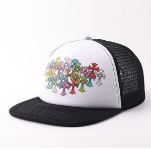 Chrome Hearts Multicolor Floral Trucker Hat