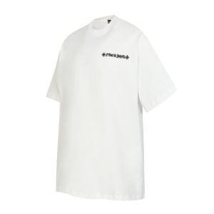 Chrome Hearts Triple Cross Cemetery Cross T-Shirt White