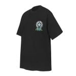 Chrome Hearts Black Floral Cross Logo T-Shirt