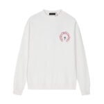 Chrome Hearts White Red Circle Cross Long Sleeve