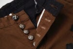 Chrome Hearts Brown Leopard Cross Patch Jeans