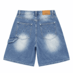 Chrome Hearts Cross Patch Blue Denim Carpenter Shorts