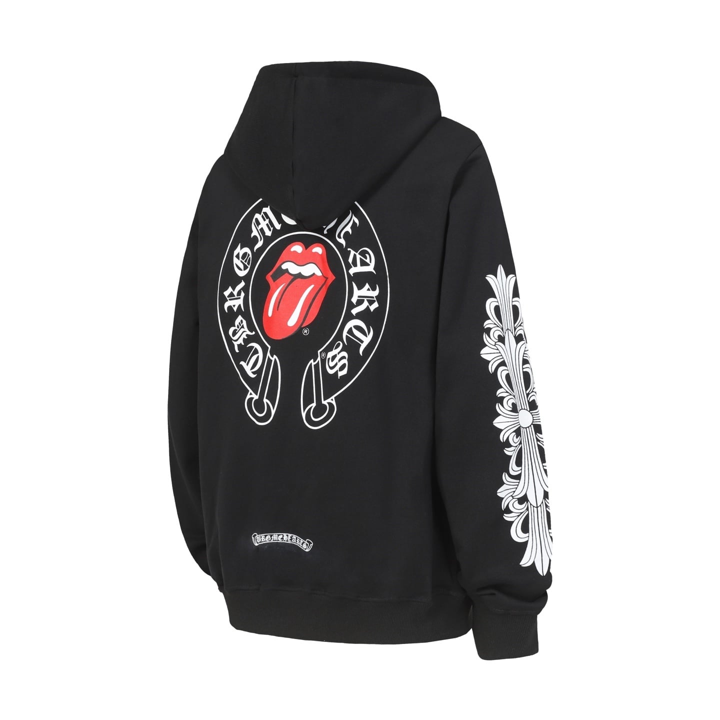Chrome Hearts x Rolling Stones Black Zip-Up Hoodie Chrome Hearts x Rolling Stones Black Zip-Up Hoodie