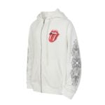 Chrome Hearts x Rolling Stones White Zip-Up Hoodie