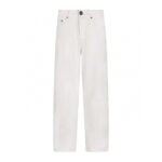 Chrome Hearts White Tonal Cross Star Patch Jeans