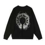 Chrome Hearts Horseshoe Graphic Black Sweatshirt
