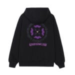 Chrome Hearts Purple Floral Cross Zip-Up Hoodie
