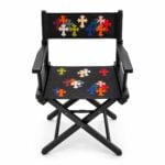 Chrome Hearts Multicolor Cross Director Chair