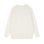 Chrome Hearts Cross Patch White Knit Sweater