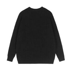 Chrome Hearts Cross Patch Black Knit Sweater