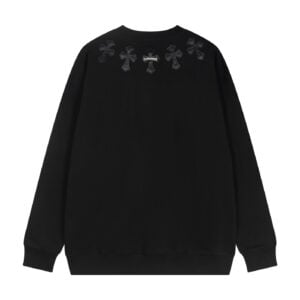 Chrome Hearts Multi Cross Patch Black Sweatshirt