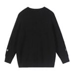 Chrome Hearts Cross Patch Black Knit Sweater