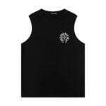 Chrome Hearts Multi-Color Horseshoe Black Tank Top