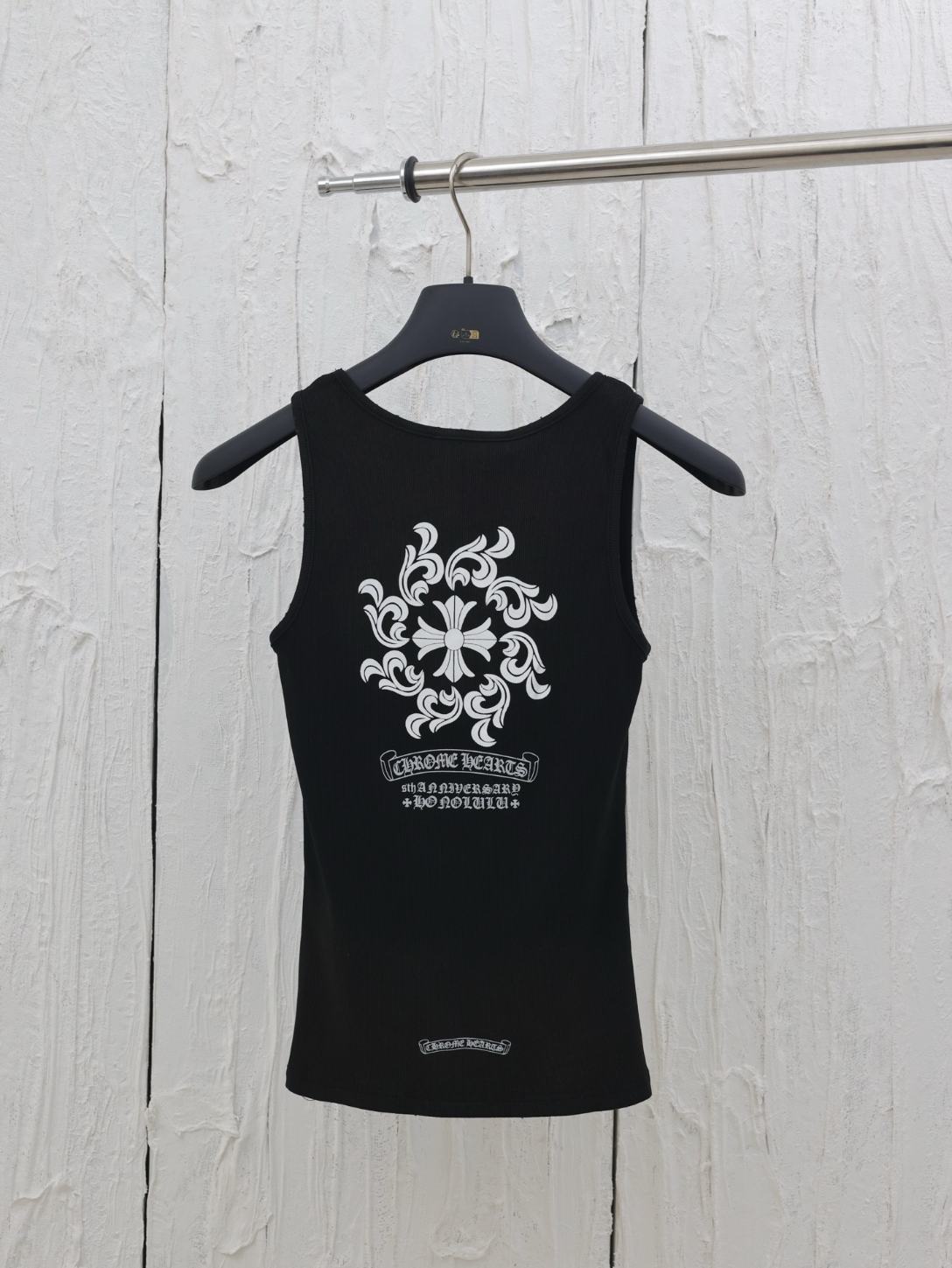 Chrome Hearts Honolulu 5th Anniversary Black Tank Top Chrome Hearts Honolulu 5th Anniversary Black Tank Top