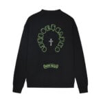 Chrome Hearts Black Green Circle Cross Long Sleeve