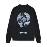 Chrome Hearts Black Blue Denim Horseshoe Long Sleeve