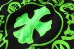 Chrome Hearts Green Horseshoe Cross Pullover Hoodie