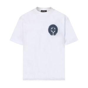 Chrome Hearts Denim Cross Patch Horseshoe Shirt White