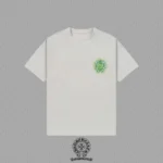 Chrome Hearts White Green Fleur-De-Lis Graphic T-Shirt