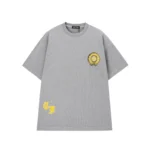 Chrome Hearts Grey Yellow Cross Graphic T-Shirt