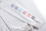 Chrome Hearts White Multi Color Horseshoe Zip Up Hoodie