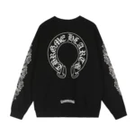 Chrome Hearts Horseshoe Crewneck Sweatshirt Black