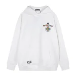 Chrome Hearts White Triple Cross Pullover Hoodie