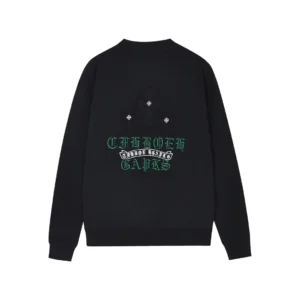 Chrome Hearts Black GAPS Cross Crewneck Sweatshirt