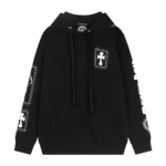 Chrome Hearts Black Beautiful Girl Horseshoe Pullover Hoodie