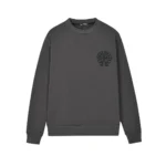 Chrome Hearts Charcoal Grey Classic Horseshoe Sweatshirt