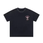 Chrome Hearts Black Red Cross Graphic T-Shirt