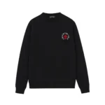 Chrome Hearts Black Multi Color Cross Crewneck Sweatshirt