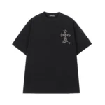 Chrome Hearts Black Multicolor Cross Graphic Shirt