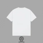 Chrome Hearts White Red Outline Cross T-Shirt