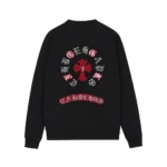 Chrome Hearts Black Multi Color Cross Crewneck Sweatshirt