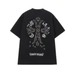 Chrome Hearts Black Multicolor Cross Graphic Shirt