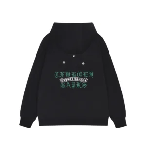 Chrome Hearts Black Forever Garks Zip Up Hoodie