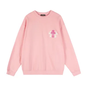 Chrome Hearts Pink Multi Cross Crewneck Sweatshirt