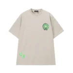 Chrome Hearts Beige Green Cross Graphic T-Shirt