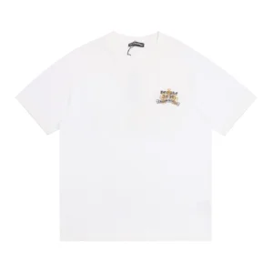Chrome Hearts White Gothic Cross Script T-Shirt