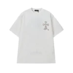 Chrome Hearts White Multicolor Cross Graphic Shirt