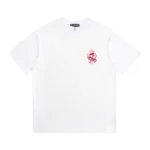 Chrome Hearts White Red Snake Horseshoe Graphic T-Shirt