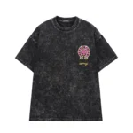 Chrome Hearts Black Pink Horseshoe Graphic Shirt
