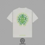 Chrome Hearts White Green Fleur-De-Lis Graphic T-Shirt