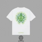 Chrome Hearts White Green Gothic Fleur Graphic T-Shirt