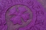 Chrome Hearts Horseshoe Appliqué Washed T-Shirt Purple