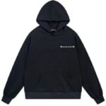 Chrome Hearts Cross Pattern Graphic Pullover Hoodie Black