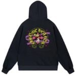 Chrome Hearts Cartoon Cross Horseshoe Pullover Hoodie Black