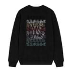 Chrome Hearts x LV Multicolor Logo Crewneck Black